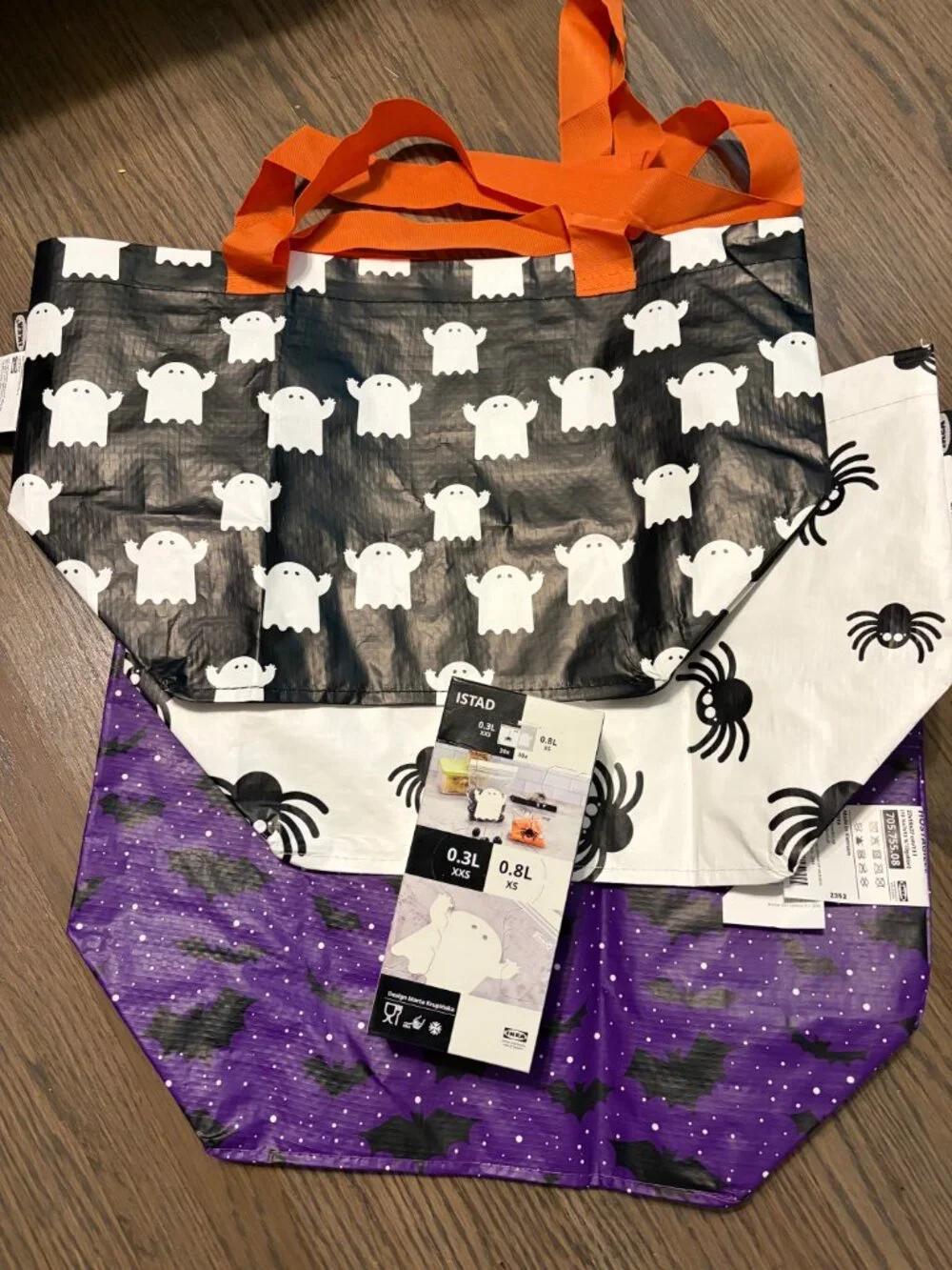 Hostagille Kustfyr Halloween Bag Bat Ghost Spider Istad 705.755.08 505.996.33